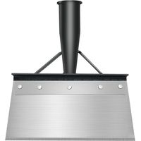 Pala da giardinaggio, attrezzi da giardino, pala multifunzionale per la pulizia, dispositivo per diserbo, raschietto a percussione, per spazi esterni, casa, fattoria (21 cm senza manico in legno)