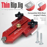 Gabarit de Guidage de Précision pour Coupes Fines sur Scie Circulaire sur Table - Jig de Mesure et d'Alignement pour Travail du Bois Répétitif