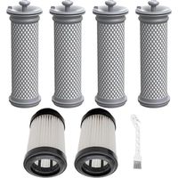 Kit de filtres pour aspirateur sans fil Tineco Pure-ONE S15, S15 Essentials, S15 Pet, S15 Pet EX, 2 pré-filtres, 4 post-filtres, 1 brosse de nettoyage