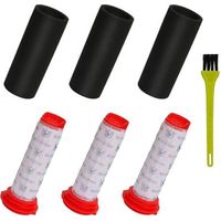 Kit de filtres pour Bosch Athlet, 3 filtres de manche principal + 3 filtres en mousse