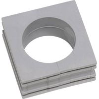 Icotek KT 27 Passacavo scanalato Ø (max.) 28 mm Gomma Grigio 1 pz.