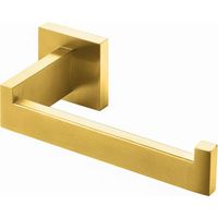 Porte Papier Toilette Laiton Brossé, Acier INOX Porte Rouleau Support Papier Toilette pour Salle De Bain et Cuisine (Carré)