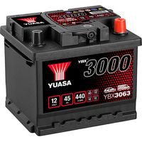 Yuasa – Batterie de voiture 12V 45Ah 440A – Technologie classique CA/CA – Dimensions 207x175x175mm – Non compatible Start&Stop
