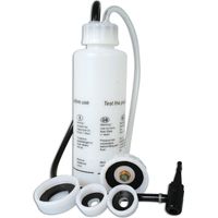 Purgeur de liquide automatique frein et embrayage – Pression 2 bars – Système de purge par pression de pneu – 4 bouchons adaptables – Gunson