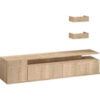 TV-Möbel aus Holz "Alika" - 180 x 35 x 45 cm - Eiche