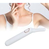 Rasoir bikini à usage sec, coupe coudée sûre, tondeuse bikini électrique portable avec lumière LED pour femmes
