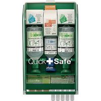 QuickSafe Box Complete llena protegida contra el polvo de plástico PLUM