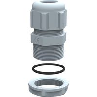 Legrand 098023 Plastic cable gland IP68 thread PG13 grey RAL7001