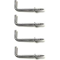 Bulk Hardware BH04448 Crochet de placard plaque au zinc brillant, 13 mm, Set de 24 Pieces