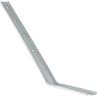 Hakenschwanz 250 mm, Schaft Bandstahl mit Rückenrippe, verzinkter Stahl