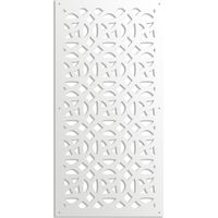 CANTERBURY - Panneau ajouré en PVC - Brise-soleil - Dimension : 98x198 cm - Couleur : blanc