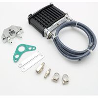 Refroidisseur d'huile universel en alliage d'aluminium adapté au radiateur d'huile de moteur de refroidisseur d'huile de moto 125cc 140cc 150cc