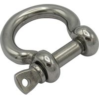 Stainless Steel Bow Shackle 20MM with Screw Collar Pin (316 A4 Marine Grade Rigging)