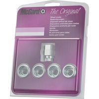 4 Ecrous Antivol 12x125 L2 19.7mm H19 21 Coniques Chromes 24013SU