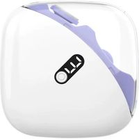 2026 Coupe-Ongles Électrique pour Pieds et Main, Coupe-Ongles et Polisseuse Électrique 2 en 1 avec 3 Vitesses, Avec Boîte de Rangement pour Ongles, Lumière LED, Pour Bébés, Adultes et Seniors-Violet