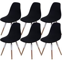 Housse de Chaise scandinave Extensible Housses Chaise de Salle à Manger scandinave 6 pièces Couvre Chaise scandinave pour Salon