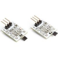 Whadda Sensor Magnetic Hall (Holzer), 2 piezas, amplificador incorporado, gatillo Schmitt, salida de colección abierta, blanco