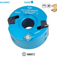 Leman – Porte-outils de toupie D100 – Diamètre d'alésage 30mm – Feuillurage et profilage bois massif – Montage en bout d'arbre