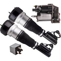 3x for Mercedes S Klasse W221 S500 Federbein Luftfederung Vorne + Kompressor