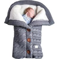 lange en tricot pour bébé, couches, gigoteuse chaude d'hiver
