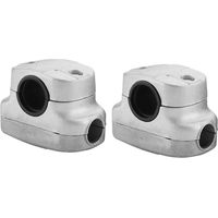 2 Pièces Tondeuse à Gazon Poignée Universelle Pince Support Fixe Pince pour 26mm 28mm Tondeuse Débroussailleuse Tube Tondeuse Accessoires