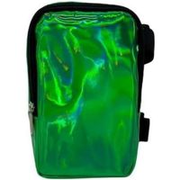 sac randonnée isse holographique pour femme avec sangle jambe, sac banane d'extérieur la randonnée e