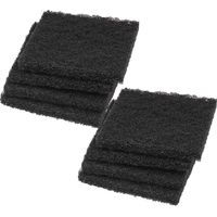 vhbw 8x Filtre à charbon actif compatible avec NABER Cox Base 360 S/400-2, Cox Base 360 K poubelle, compost - 9,5 x 9,5 x 1 cm