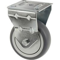Roues fixes 75 mm Caoutchouc - Par pièce