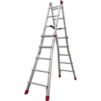 Scala Telescopica in Alluminio Super Teles Professionale - Formato: 12+12 gradini