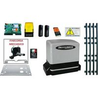 Kit Automazione Cancello Scorrevole Automatico Kv6 Con 4 Mt Cremagliera 230v
