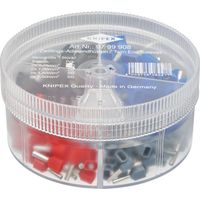 KNIPEX 97 99 908 Sortimentsboxen mit 200 Twin-Aderendhülsen 4-teilig