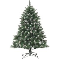 Sapin de Noël Arbre de Noël artificiel avec support 150 cm PVC