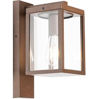 Industrielle Außenwandlaterne rostbraun IP44 - Charlois