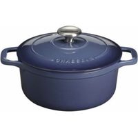 Ovaler, emaillierter gusseisen-auflauf, 28 cm, blau - Chasseur - PUC472897
