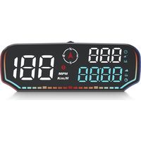 Compteur de vitesse GPS numérique G14, nouvel affichage tête haute universel HUD, USB Plug and Play, affichage tête haute universel pour tous les véhicules