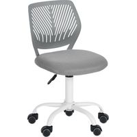 FurnitureR Swivel Office Chair Ergonomic Desk Chair Adjustable Height Computer Chair Fabric Task Chair for Home Office Study Bedroom