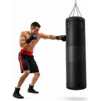 Saco De Boxeo PU 120 Por 40 Cm Cadena Reforzada