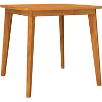 Table de jardin Table d'extérieur 85x85x75 cm Bois d'acacia solide