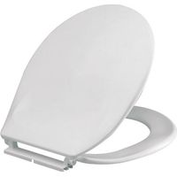 ABATTANT DOUBLE THERMOPLASTIQUE BLANC - RH