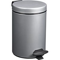 ROSSIGNOL - Poubelle Cyjeu salle de bain 3l gris métal