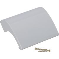 BalK Aluminium DE LUXE Metallgriff SILBER + Schrauben