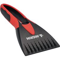 Grattoir à glace 2K bord grattoir 95mm L.21cm noir-rouge avec manche souple NIGRIN (Par 21)