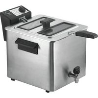 Freidora RGV FRY TYPE 8/N 8 L Individual Acero Inoxidable Negra 3000 W