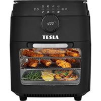Tesla QG800 WiFi Heißluftfritteuse schwarz 12 Liter