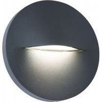 SEGNA PASSO TONDO 'OPEN' colore grafite - 3 watt - SOVIL
