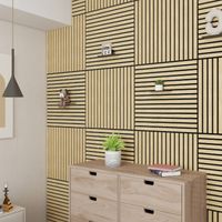 Lot de 12 panneaux acoustiques Vang 4,32 m² effet chêne, clair NEU.HOLZ