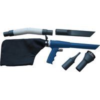 Pistolet aspirateur pneumatique avec accessoires - 1857 - PTS