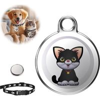 Mini Traceur GPS Chat Chien, IP65 étanche GPS Chat, GPS Chien, Collier GPS pour Chien et Chat, Mini Tracker GPS
