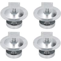 Eosnow 4Set Ant Proof Hive Füße Edelstahl Bienenstock Basis Bienenzucht Bienenstock Ständer für Imker