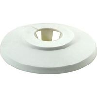 Rosace Simple Blanc 22mm